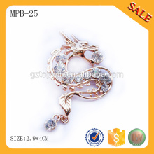 MPB25 Badge en métal à fermeture directe avec fermeture à papillon par Guangzhou